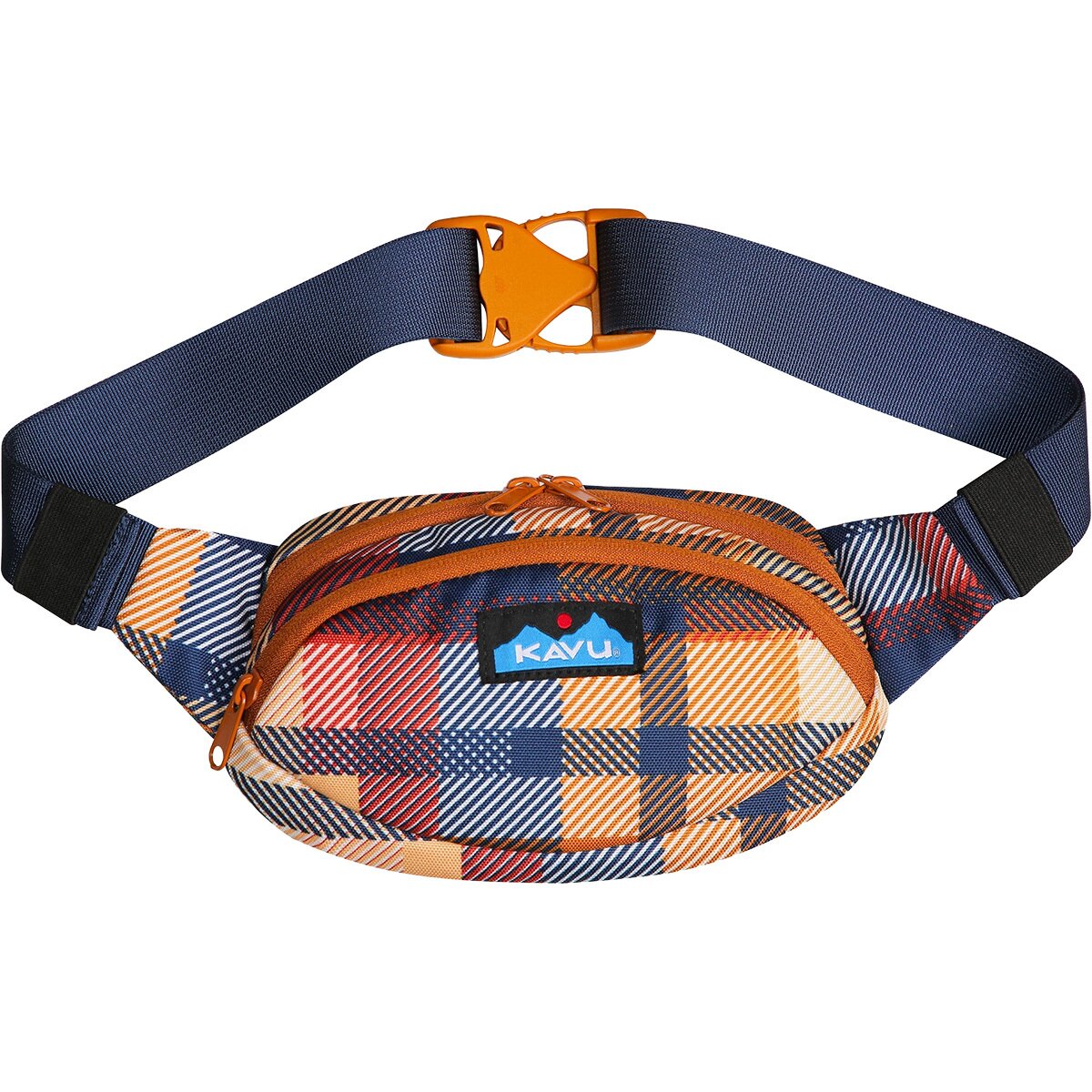 Image of KAVU Spectator Waist Pack Cabin Plaid, One Size