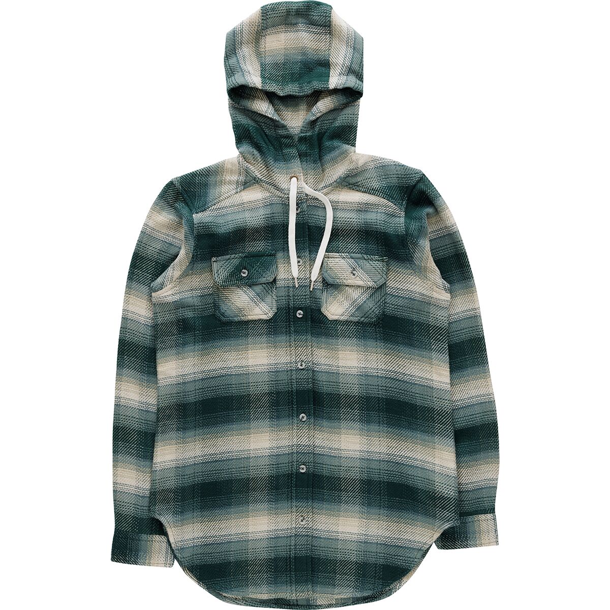 Image of KAVU Jess Hooded Shirt - Women's Greenwood, XS