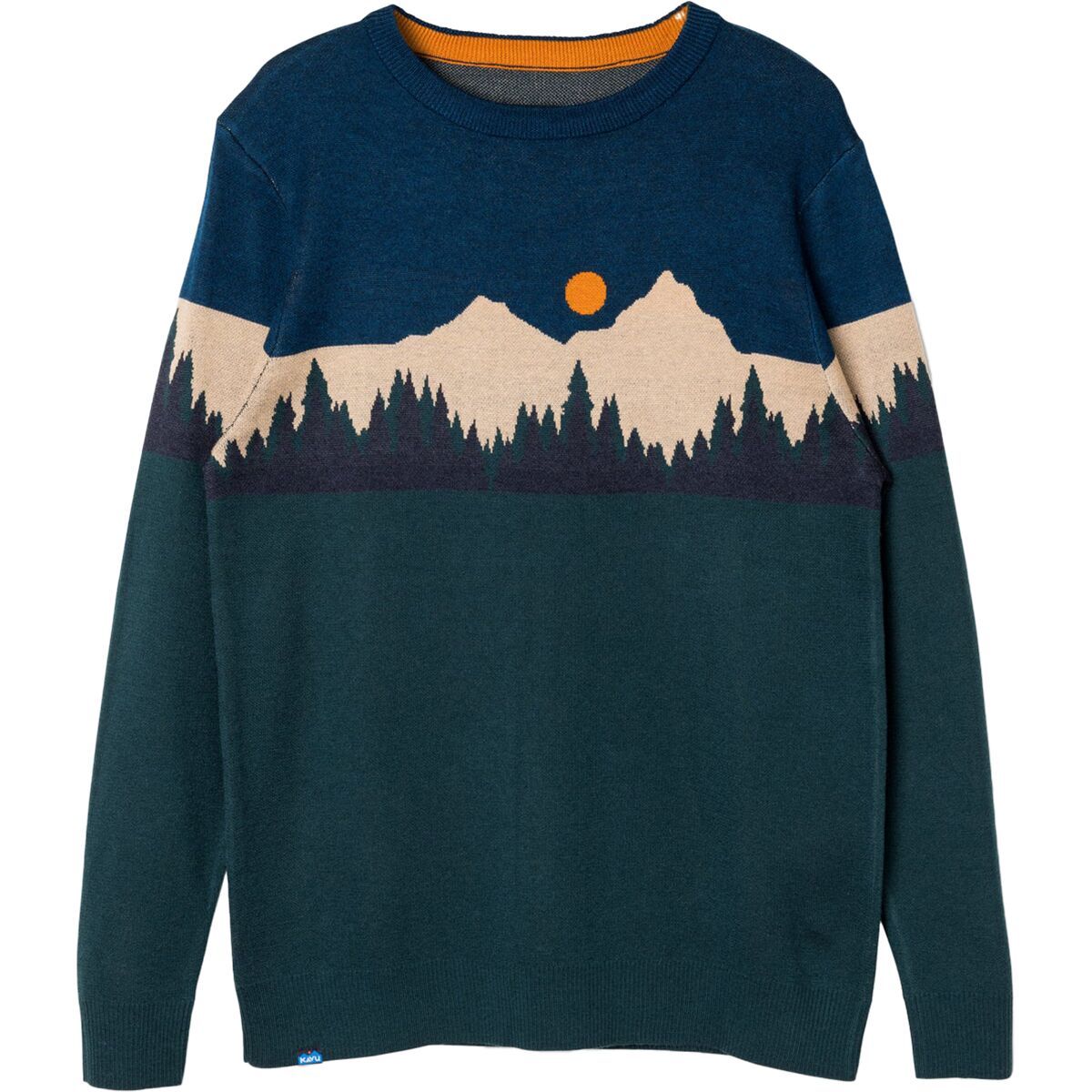 Image of KAVU Highline Sweater - Men's Mountain Stripe, XL