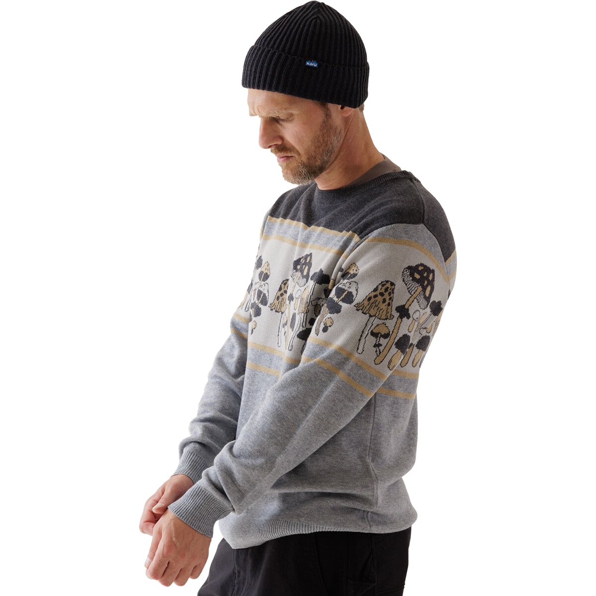 Image of KAVU Highline Sweater - Men's Ultimate Shroom, M