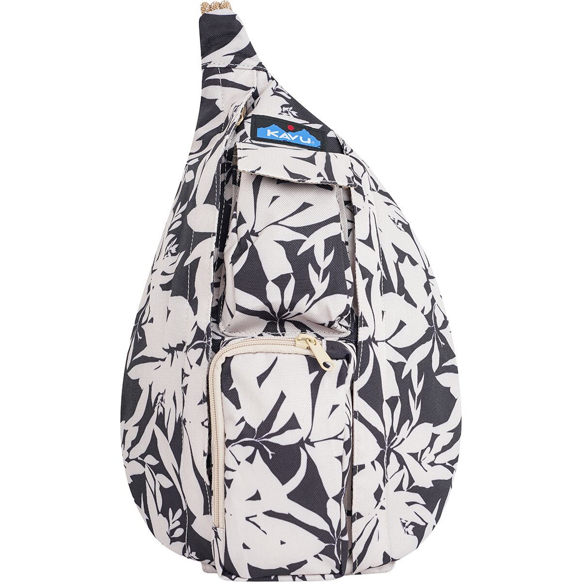 Image of KAVU Mini Rope Sling Pack - Women's BW Fronds, One Size