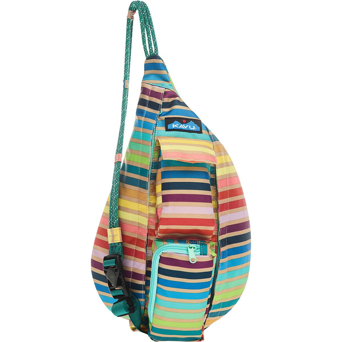 Image of KAVU Mini Rope Sling Pack - Women's Summer Stripe, One Size