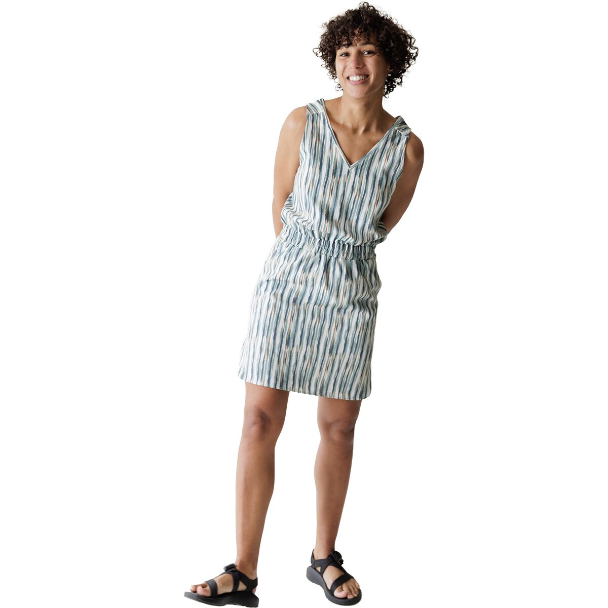 Image of KAVU Ensenada Dress - Women's Cool Current, S