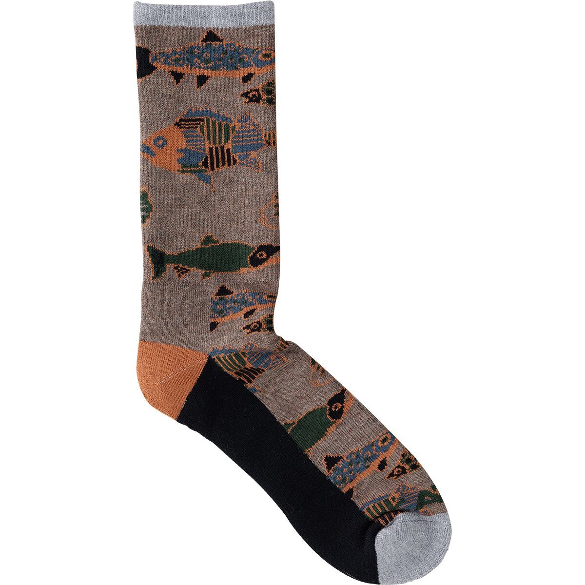 Image of KAVU Moonwalk Sock Fish Stack, One Size