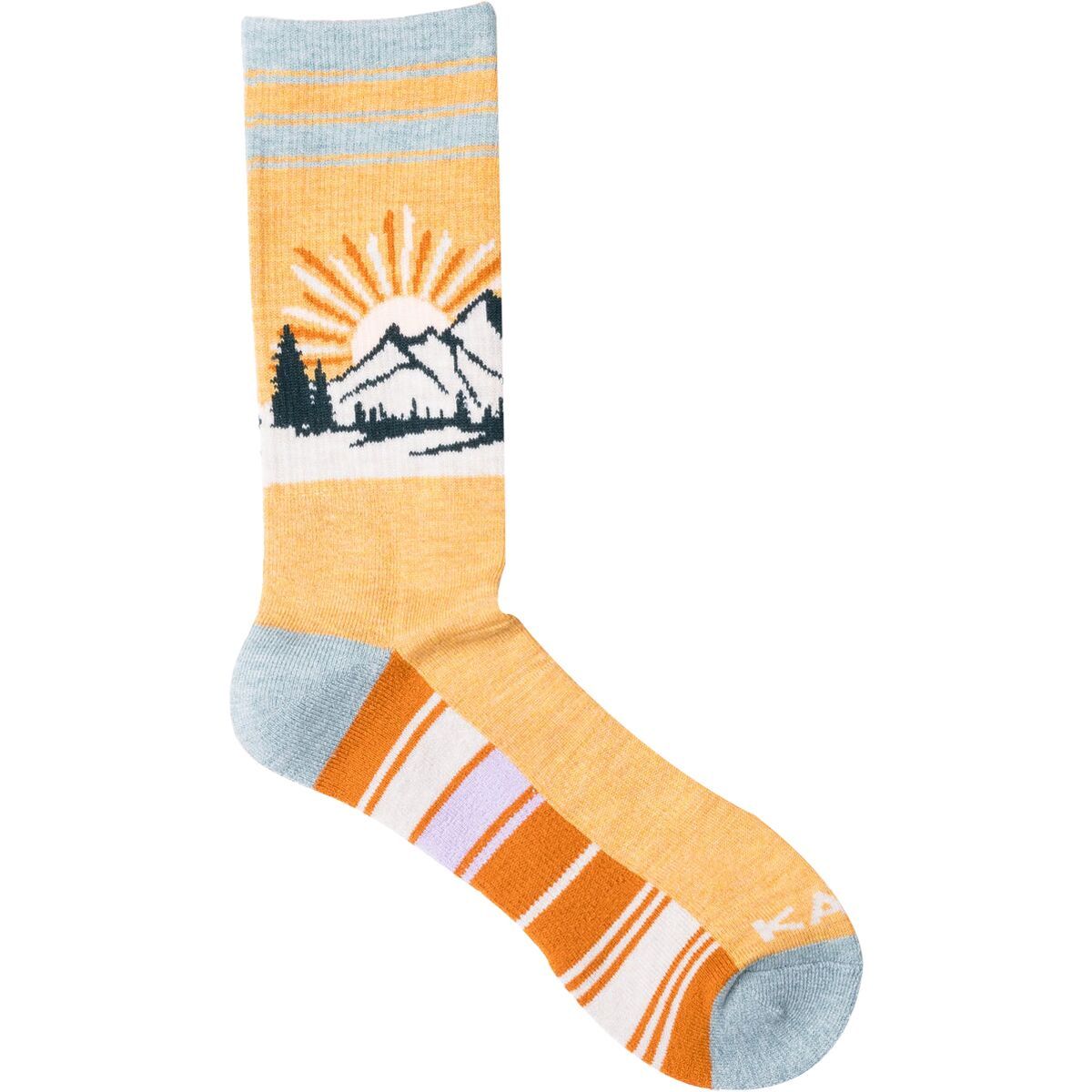Image of KAVU Moonwalk Sock Gold Valley, One Size
