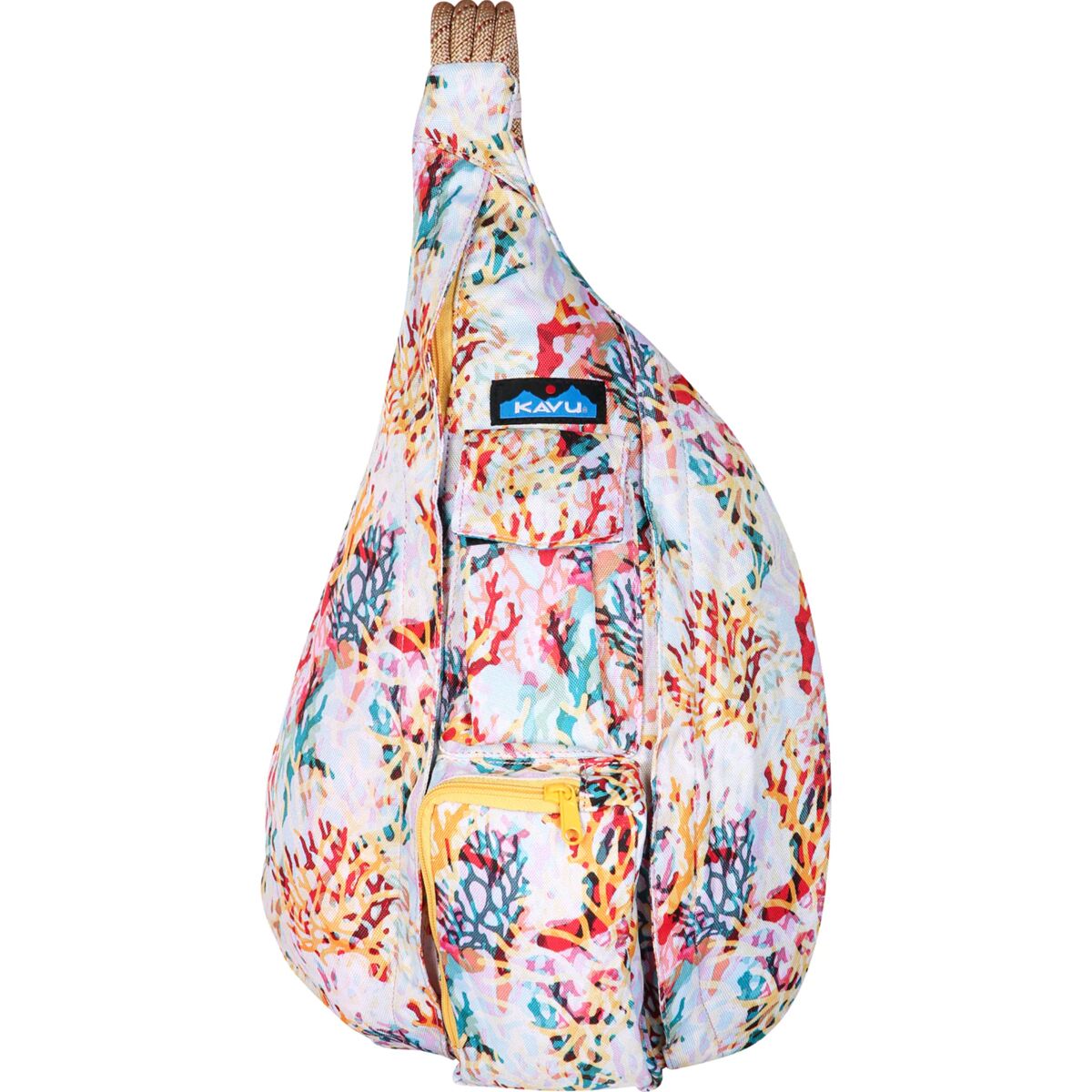 Image of KAVU Rope Sling Pack - Women's Floral Coral, One Size