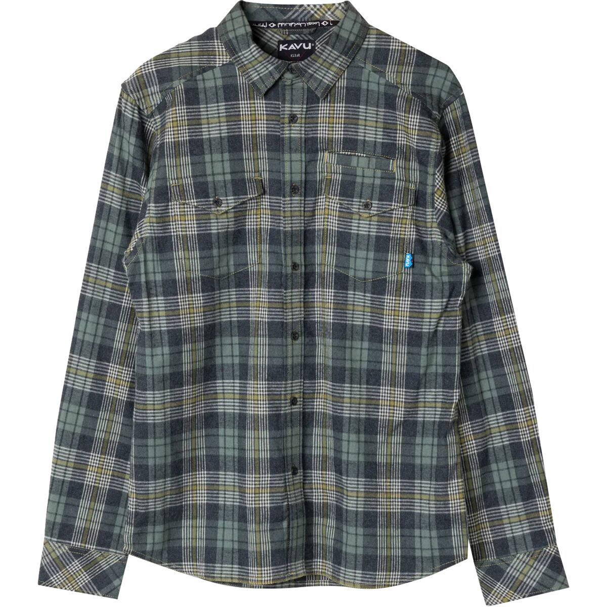 Image of KAVU Lorenzo Shirt - Men's Sage Cliffs, M