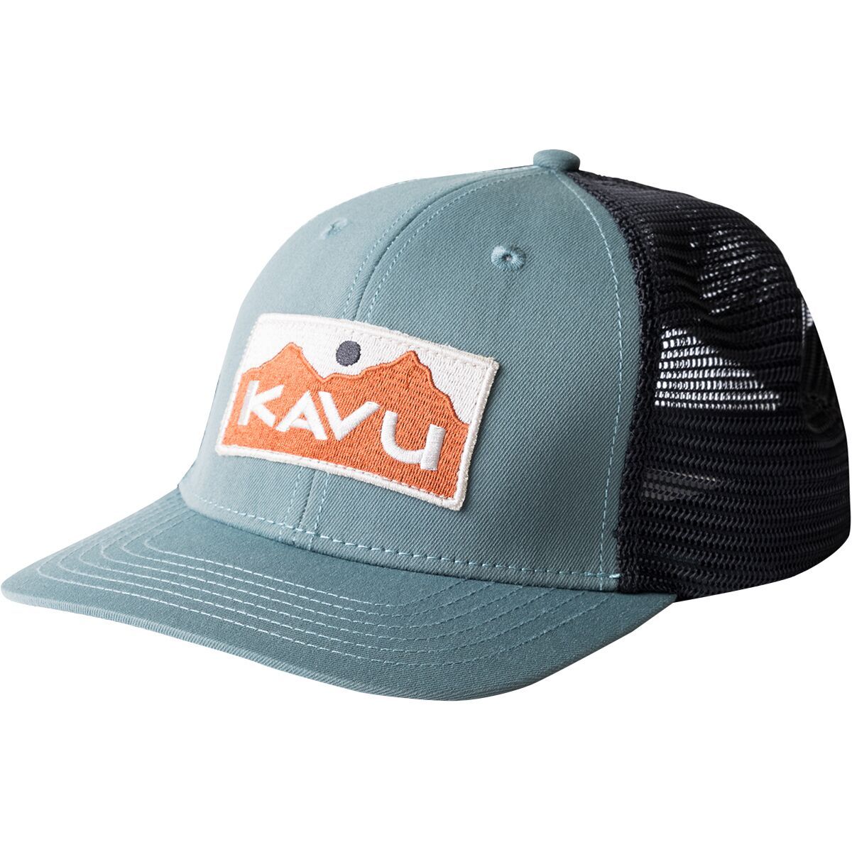 KAVU Above Standard Trucker Hat Dark Forest, One Size