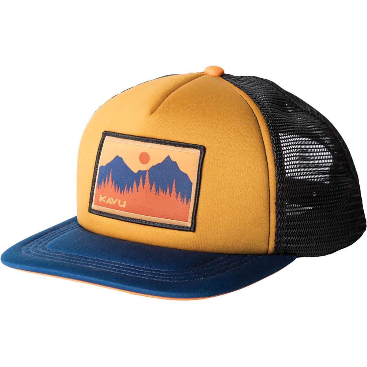 KAVU Foam Dome Trucker Hat Sunset Skies, One Size