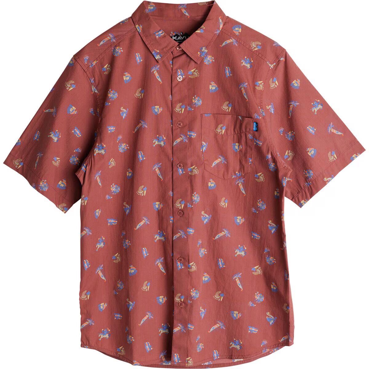 Image of KAVU The Jam Short-Sleeve Shirt - Men's Sasquatch Solstice, XXL