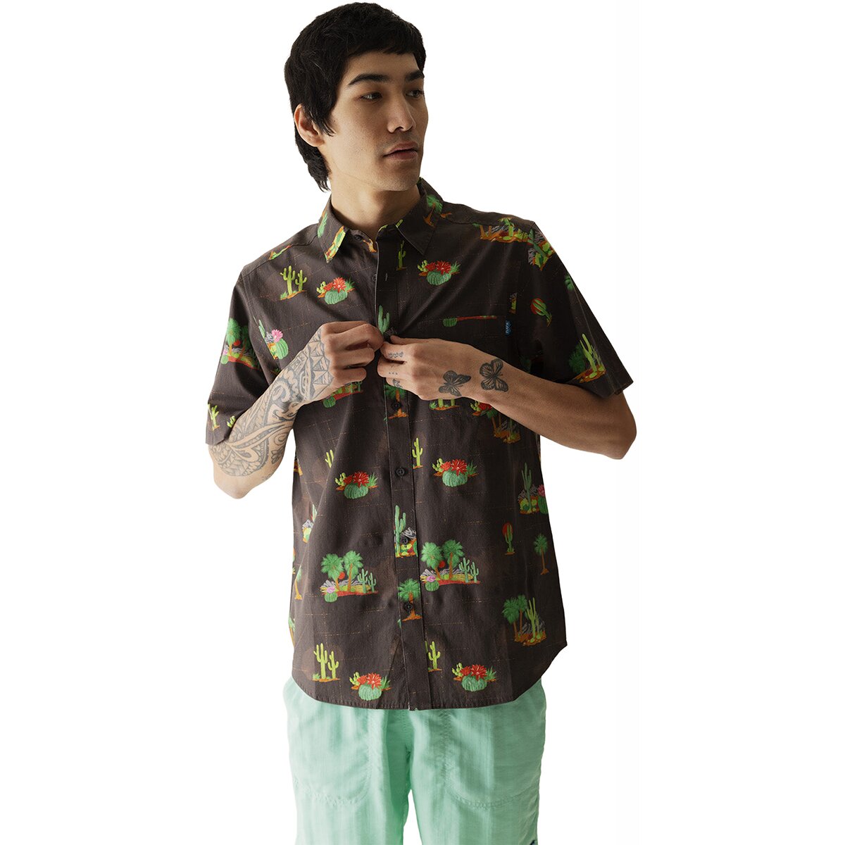 Image of KAVU The Jam Short-Sleeve Shirt - Men's Wild Desert, M