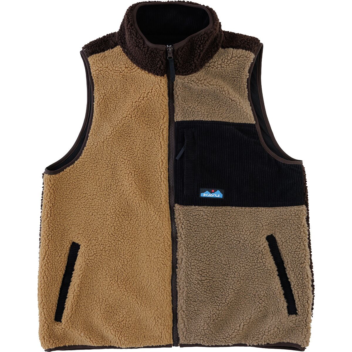 Image of KAVU Cooper Vest - Men's Wild Wood Block, L