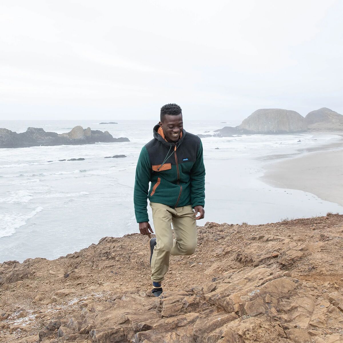 Kavu peoh point fleece hoodie Clearance