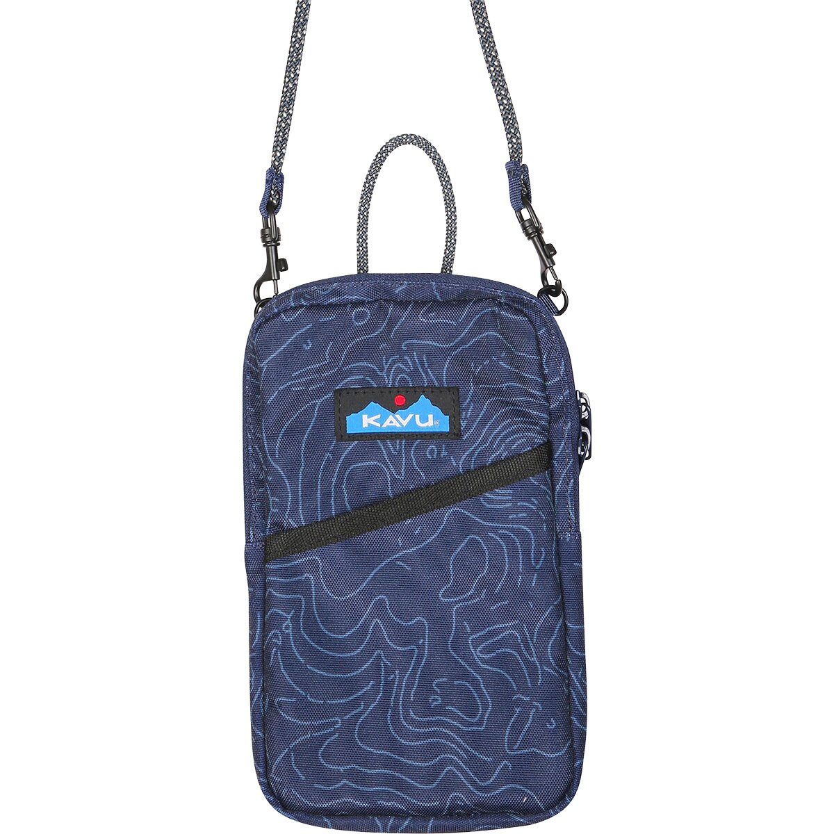 Image of KAVU Essential Case Navy Topo, One Size