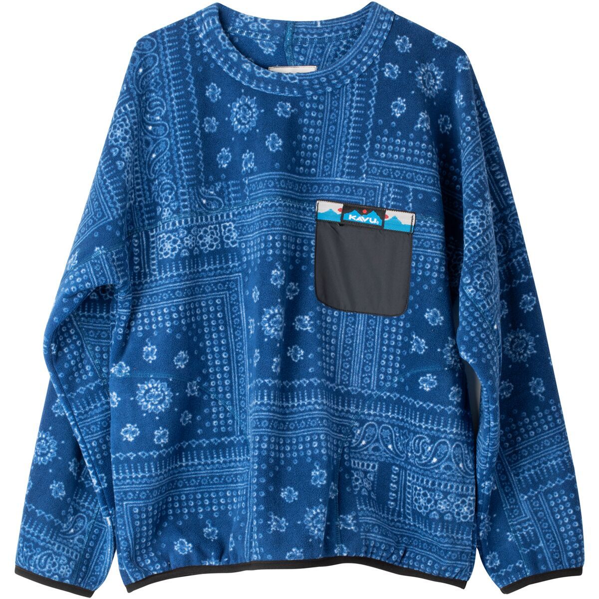 KAVU Kelowna Pullover Sweatshirt - Women's Blue Bandana, S