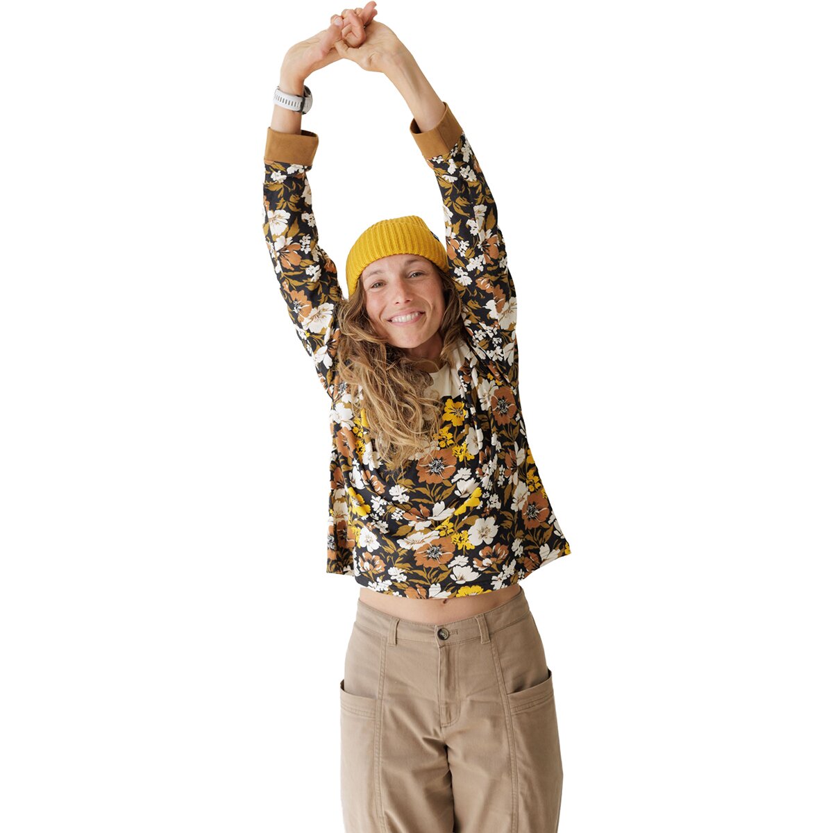 Image of KAVU Francis Long-Sleeve Shirt - Women's Harvest Bloom, S