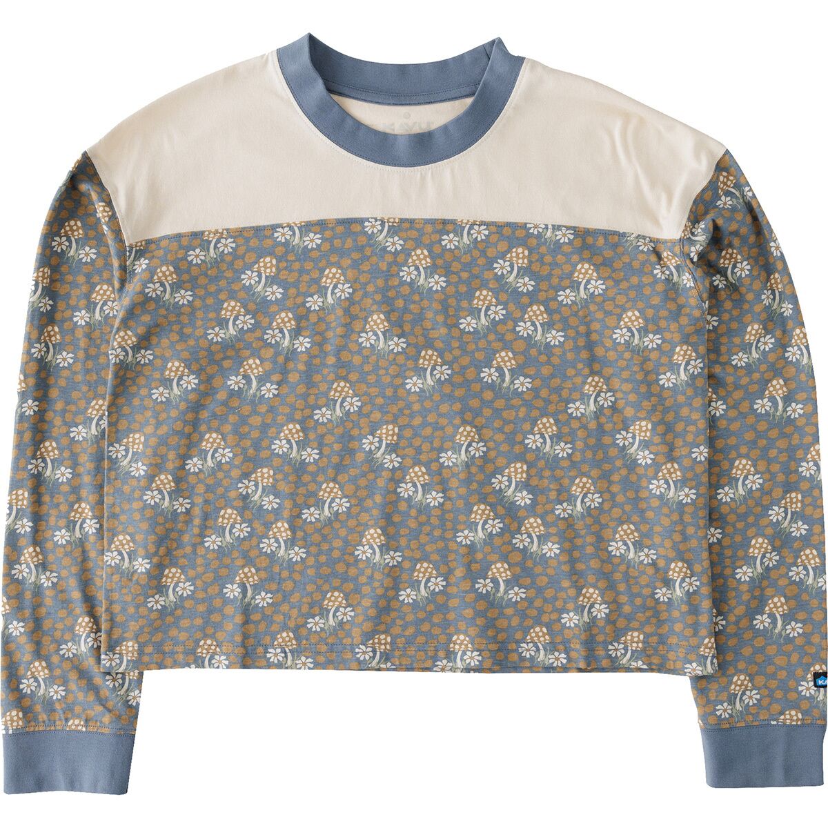 Image of KAVU Francis Long-Sleeve Shirt - Women's Mushroom Patch, L