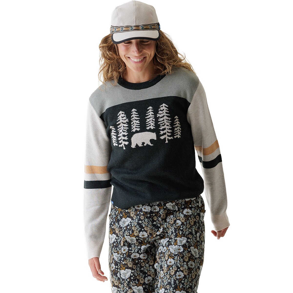 Image of KAVU Hillrose Sweater - Women's Bear Me, S
