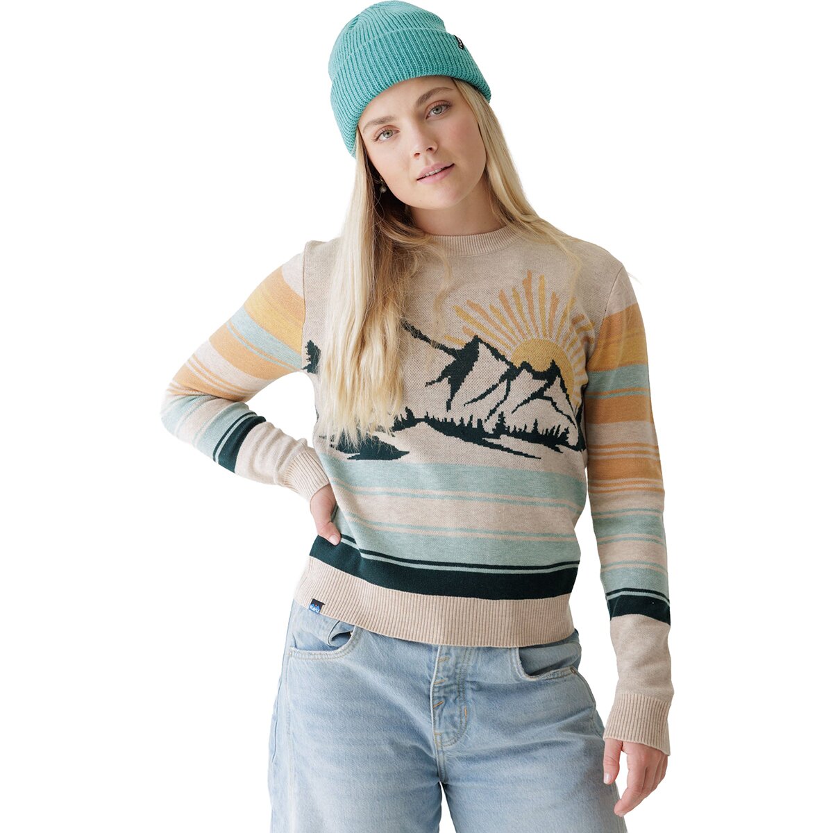 Image of KAVU Hillrose Sweater - Women's Winter Valley, L