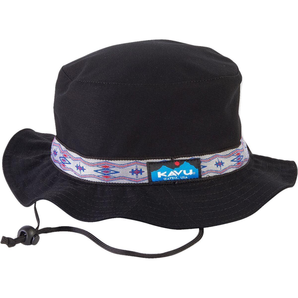 Image of KAVU Organic Strap Bucket Hat Jet Black, S