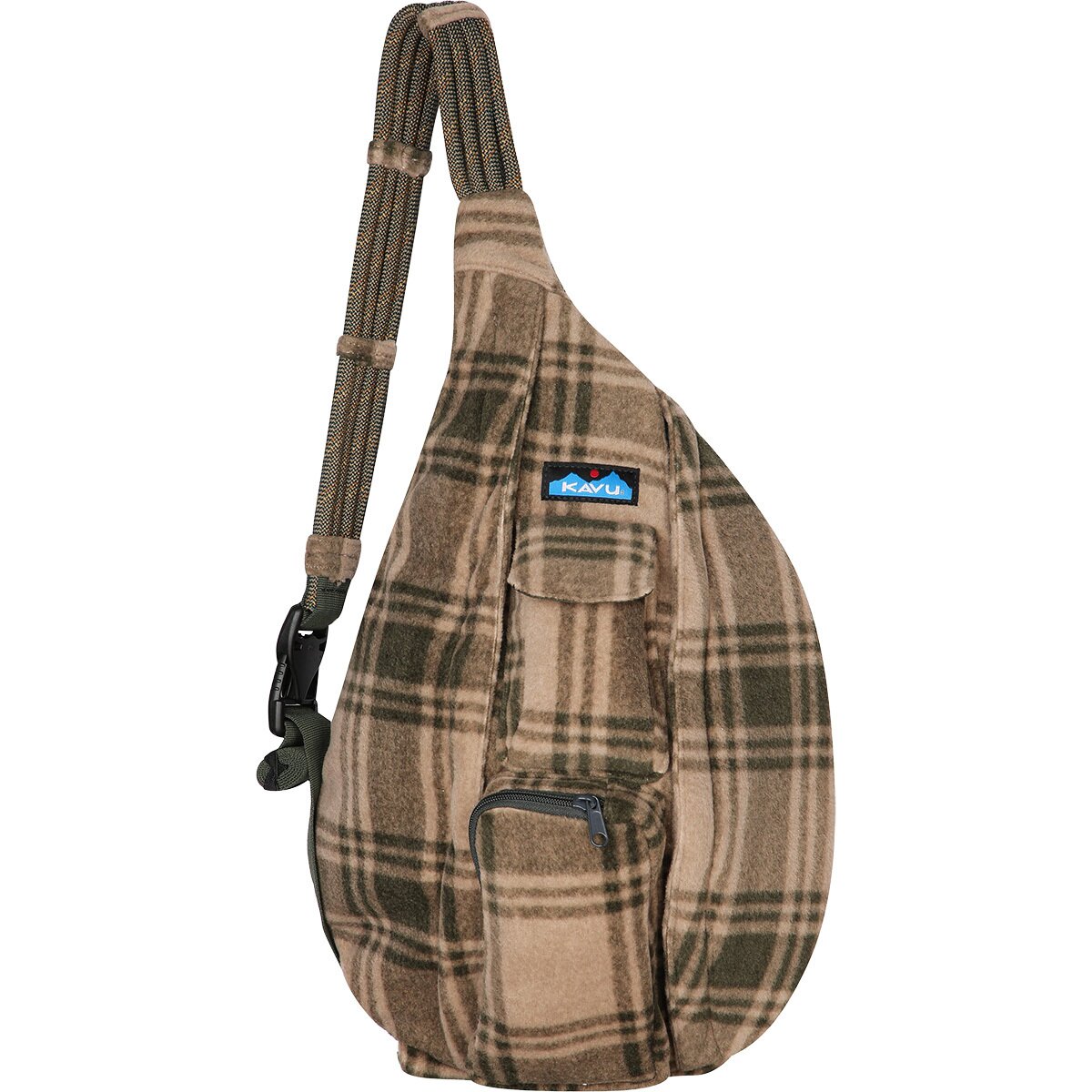 Image of KAVU Polar Sling Purse Timber Plaid, One Size