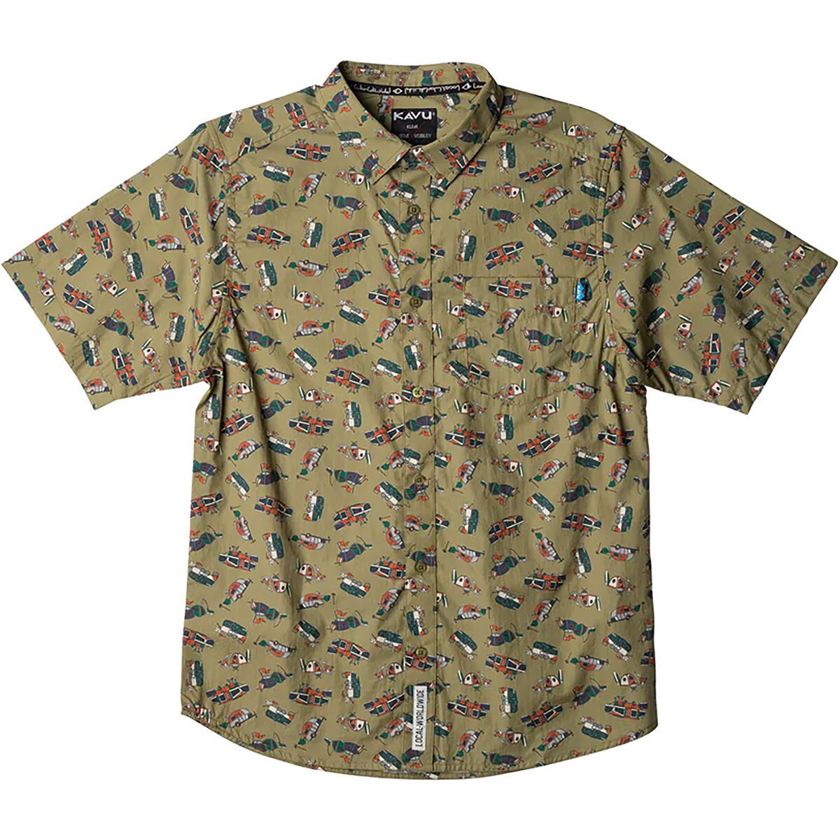 KAVU Festaruski Short-Sleeve Shirt - Men's Summer Camp, S