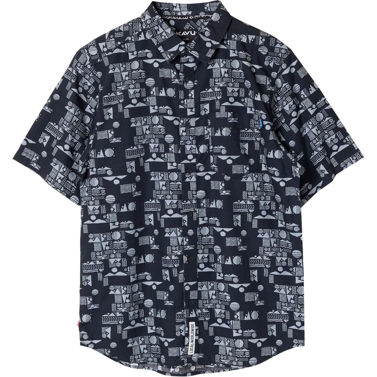 Image of KAVU Festaruski Short-Sleeve Shirt - Men's Upmost Summit, S