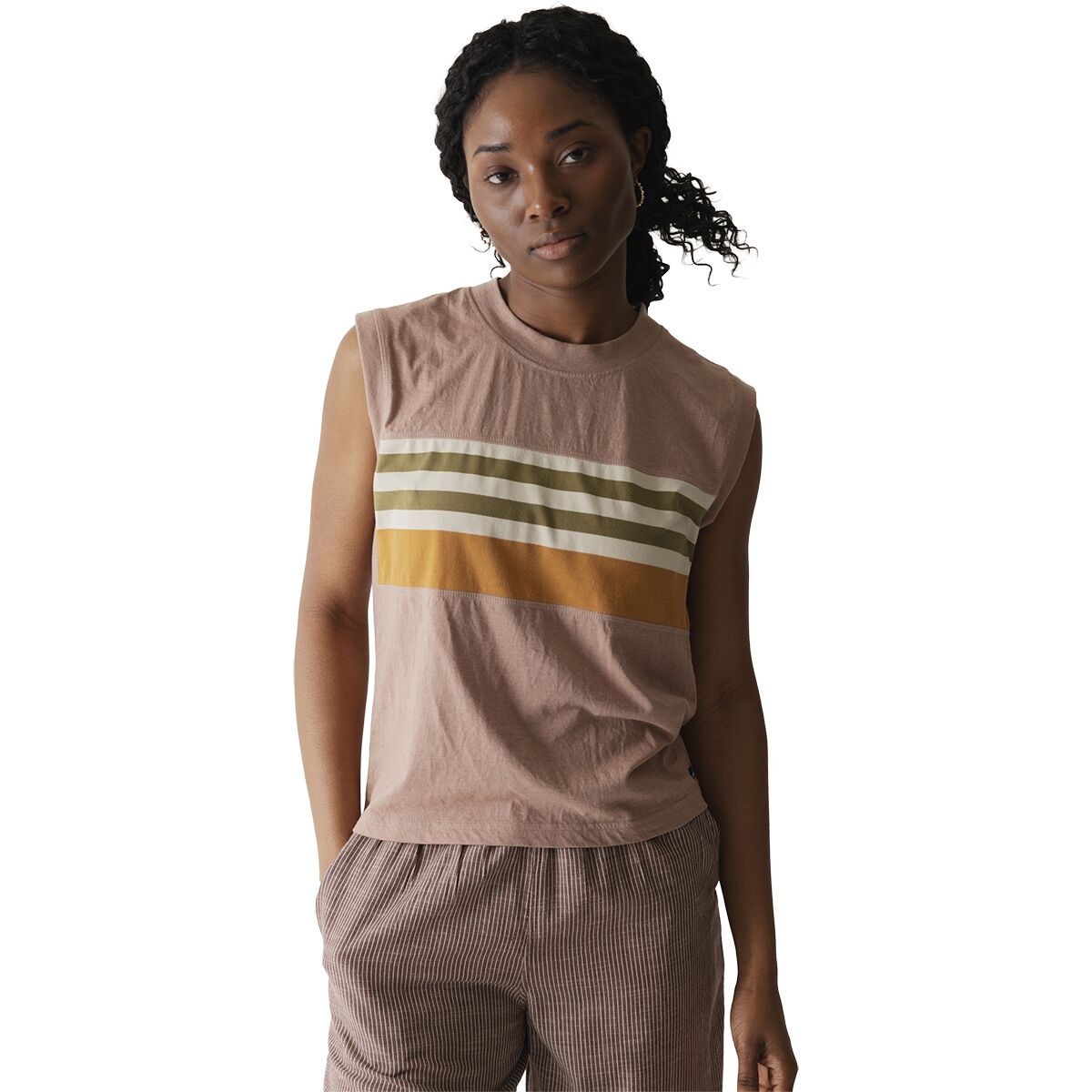 KAVU KAVU Tuva Tank Top - Women's Burnt Sugar, S