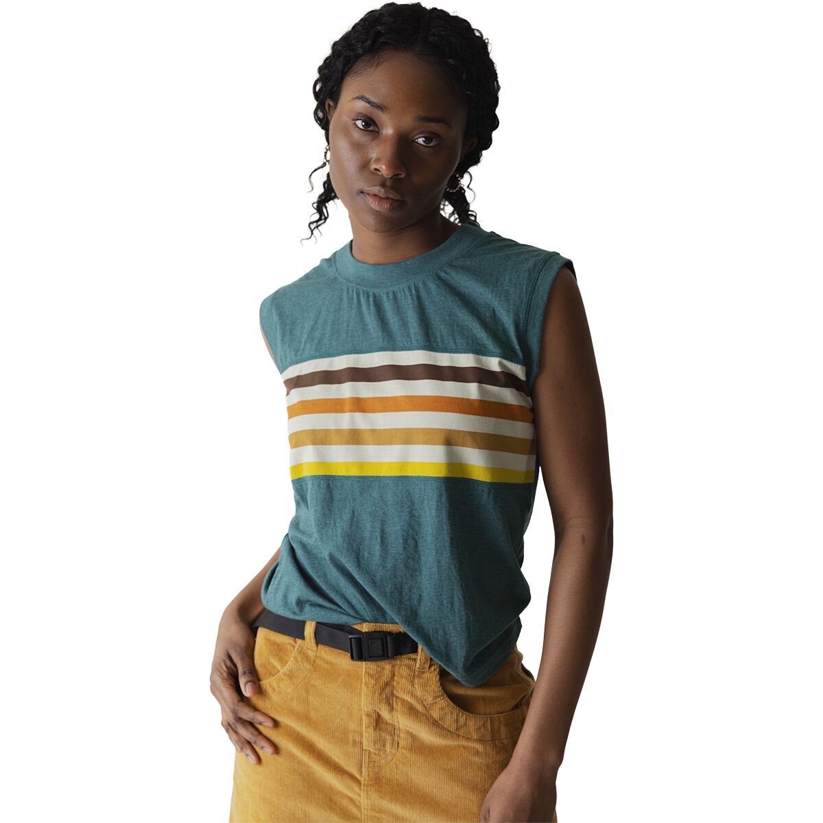 Image of KAVU Tuva Tank Top - Women's Transformative Teal, XS