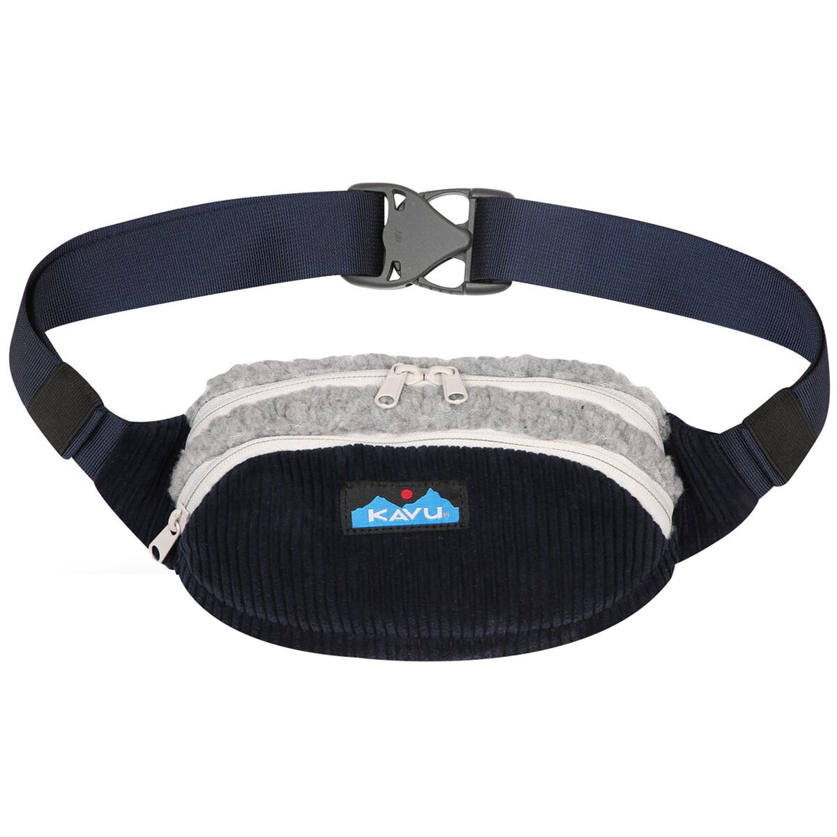 Image of KAVU Snuggy Spectator Pouch Boulder Blue, One Size