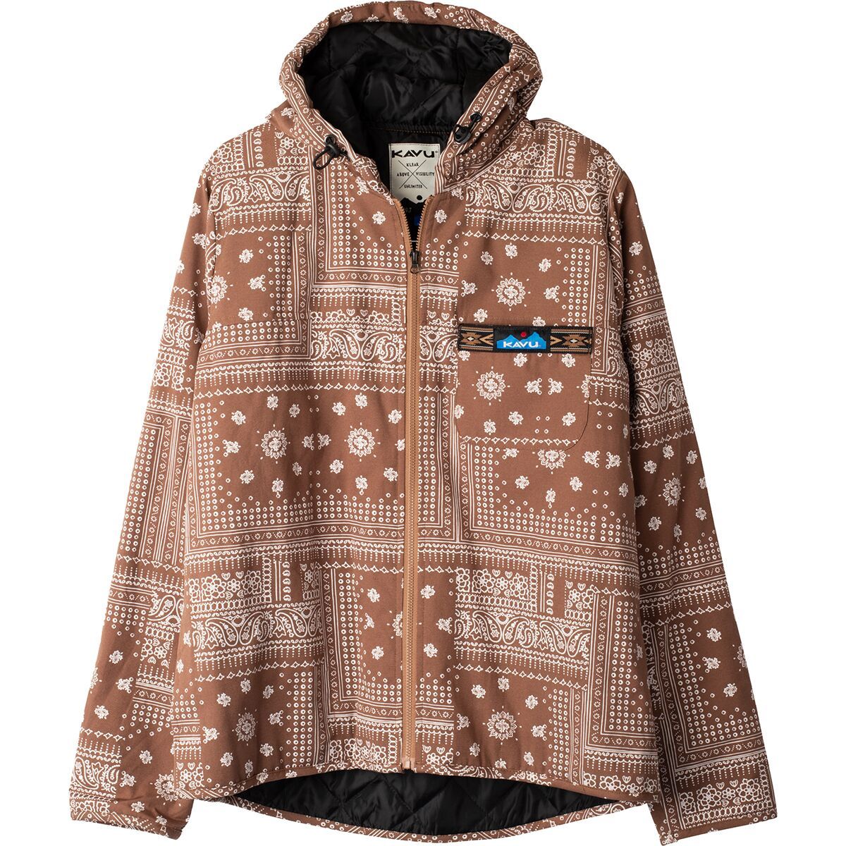 KAVU Delmont Hooded Jacket - Women's Tan Bandana, XS