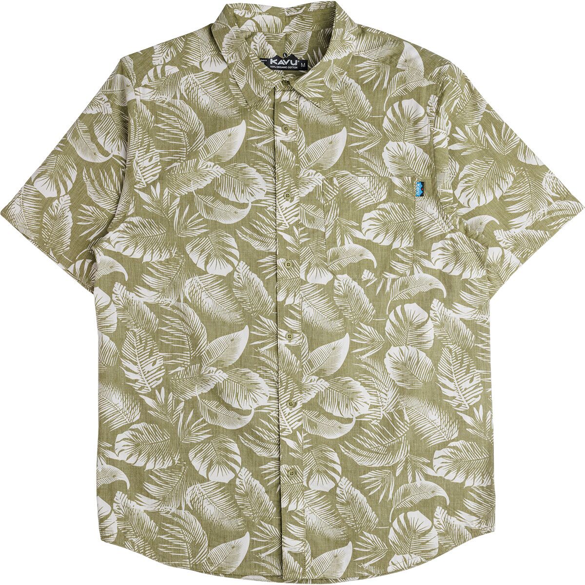 Image of KAVU Topspot Short-Sleeve Shirt - Men's Calm Palm, M