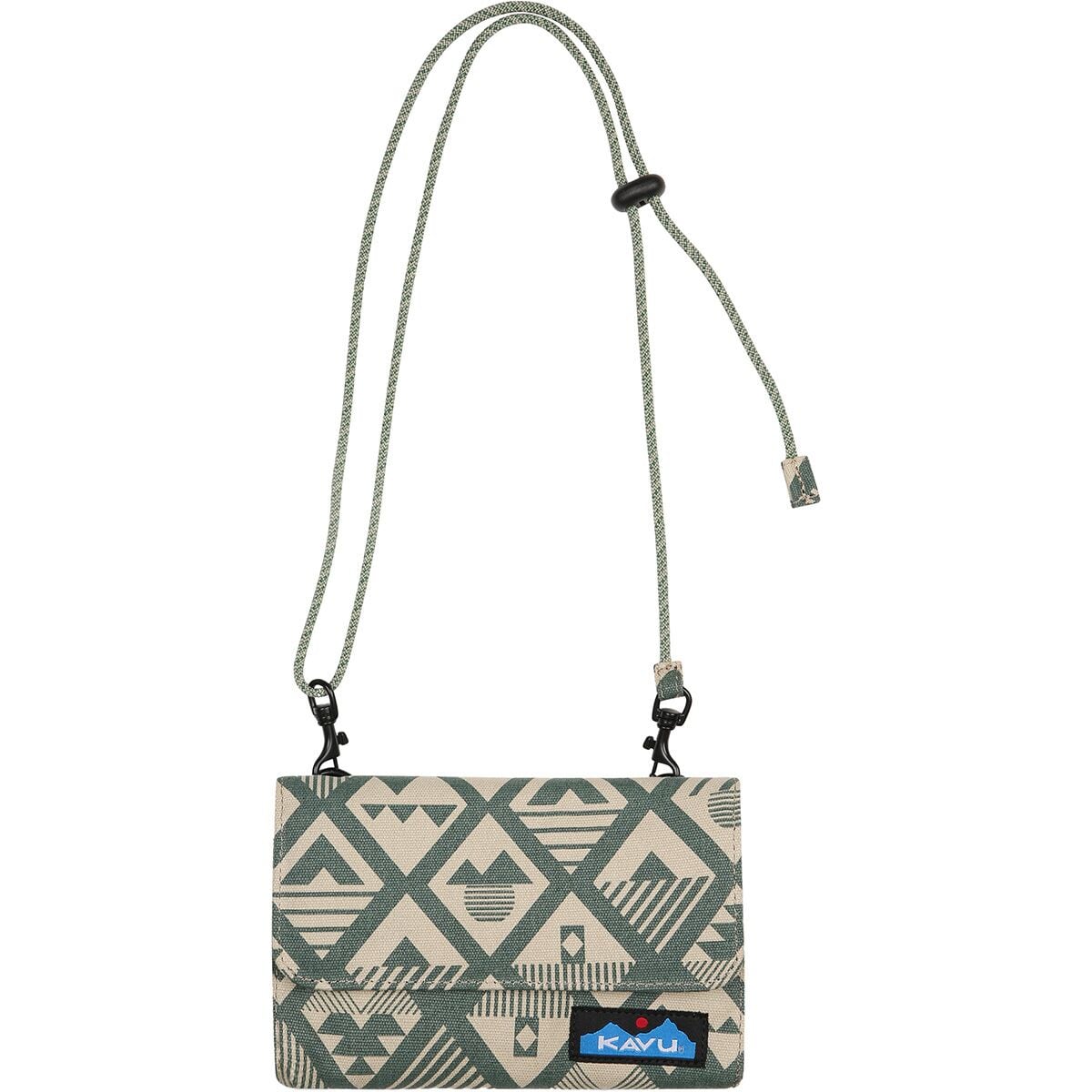 Image of KAVU Islamorada Cross Body Wallet Argyle Heights, One Size