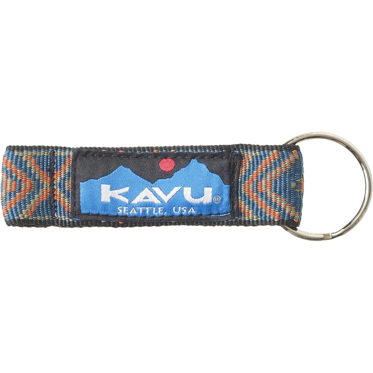 Image of KAVU Key Chain Teal Geo, One Size