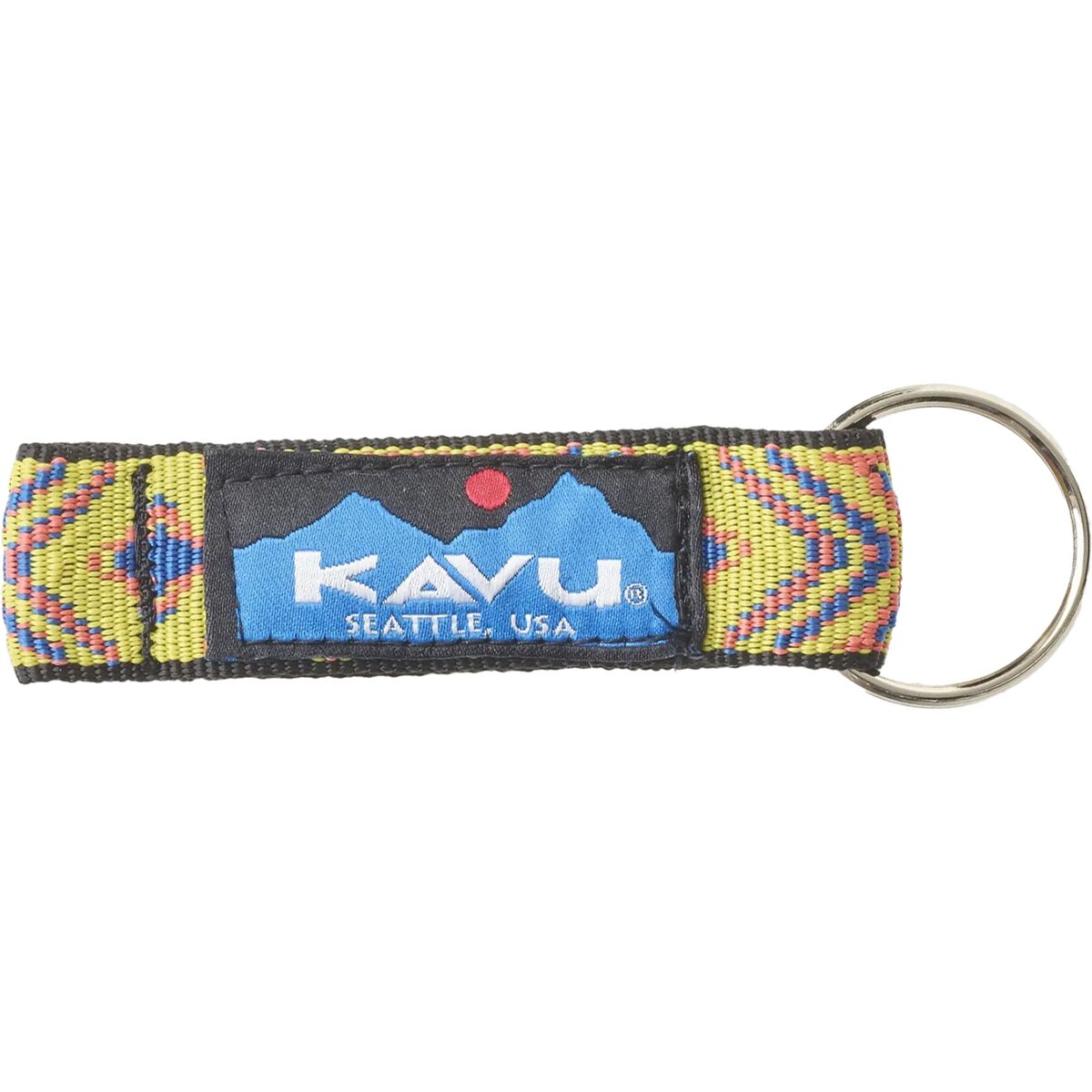 Image of KAVU Key Chain Yellow Geo, One Size