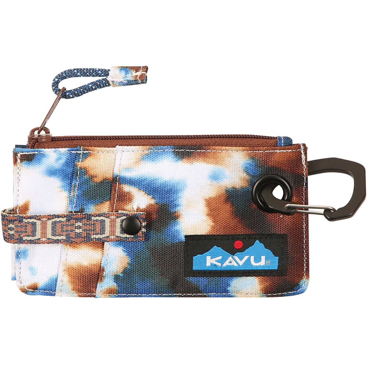 Image of KAVU Clipper Card Case Earth Sky Tie Dye, One Size