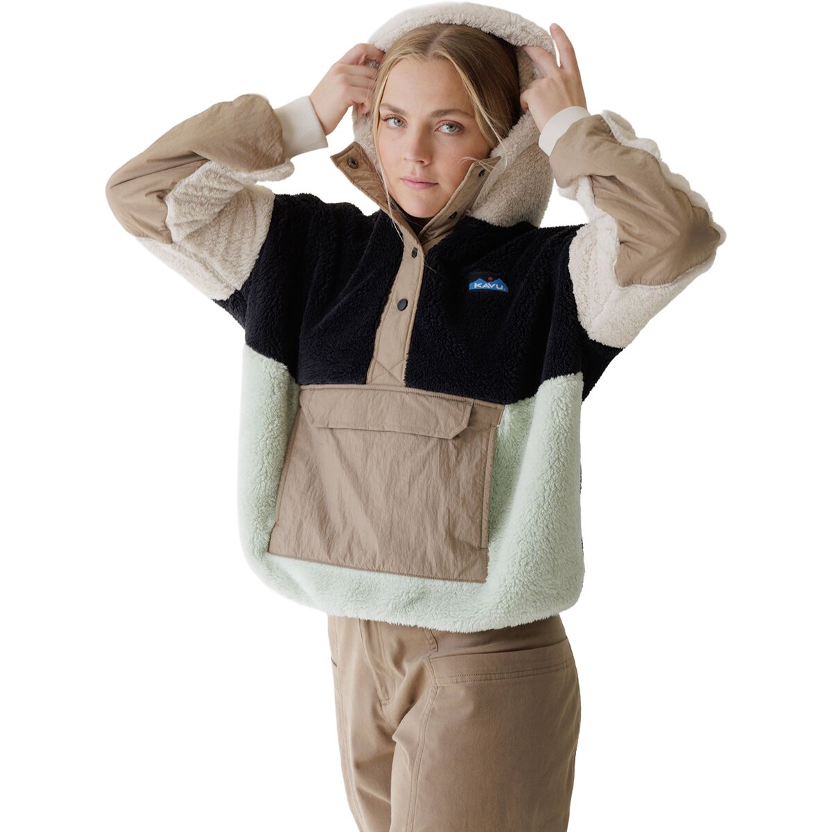 Image of KAVU Moon Ridge Pullover Hoodie - Women's Mood Mix, S