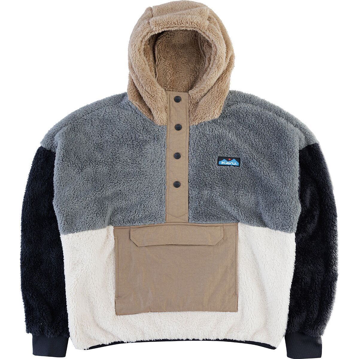 KAVU Moon Ridge Pullover Hoodie - Women's Shadow Block, M