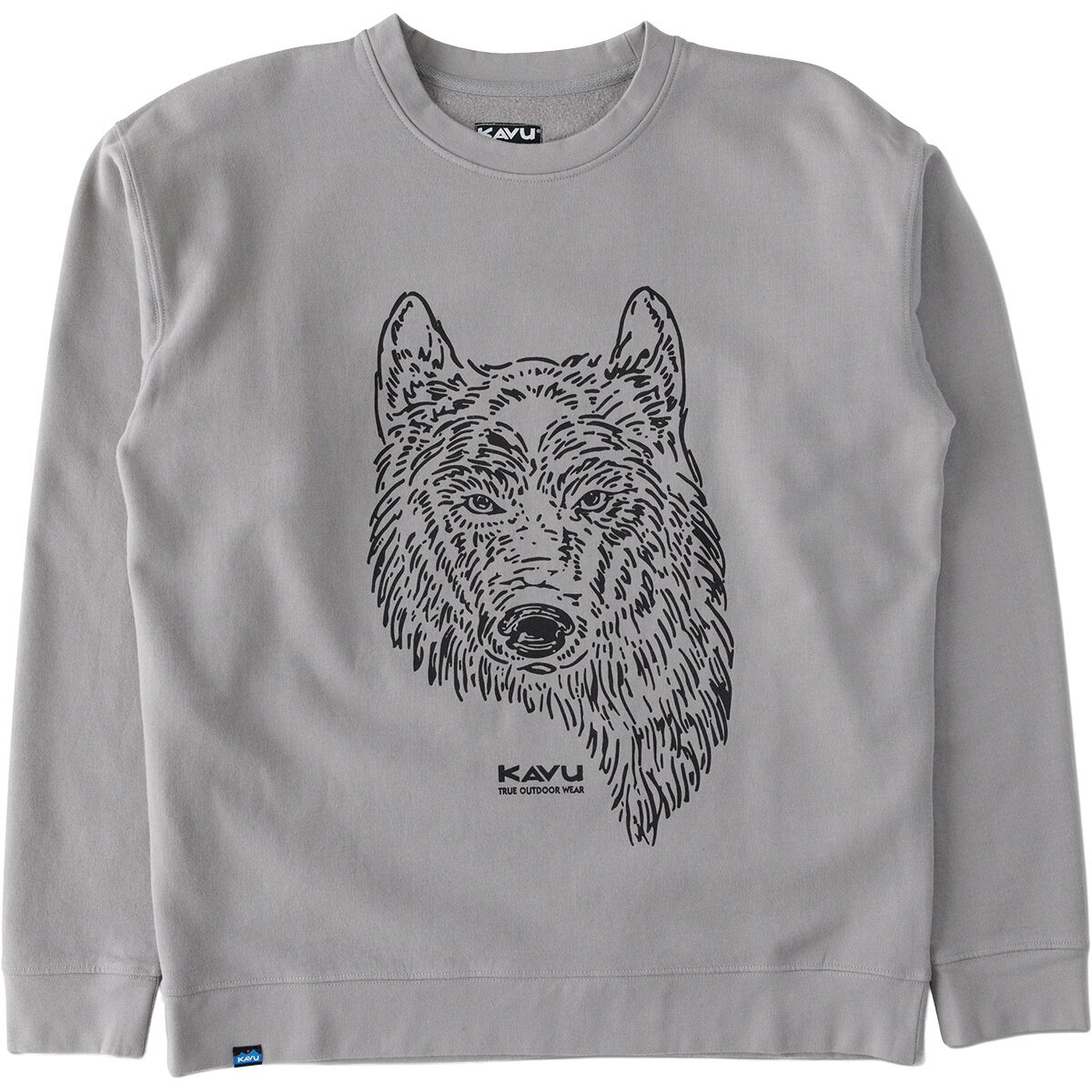 Image of KAVU Core Crew Sweatshirt - Men's Grey Wolf, L