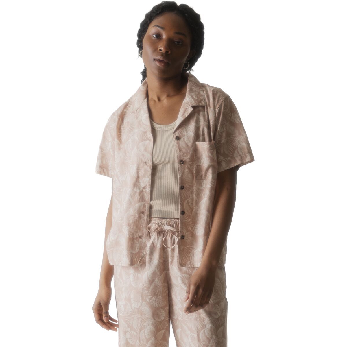 Image of KAVU Cedar Springs Shirt - Women's Passion Palm, XL