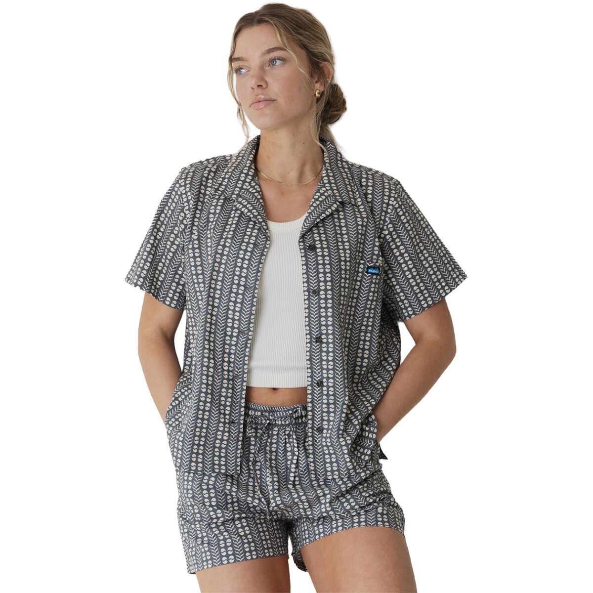 Image of KAVU Cedar Springs Shirt - Women's Vintage Motif, M