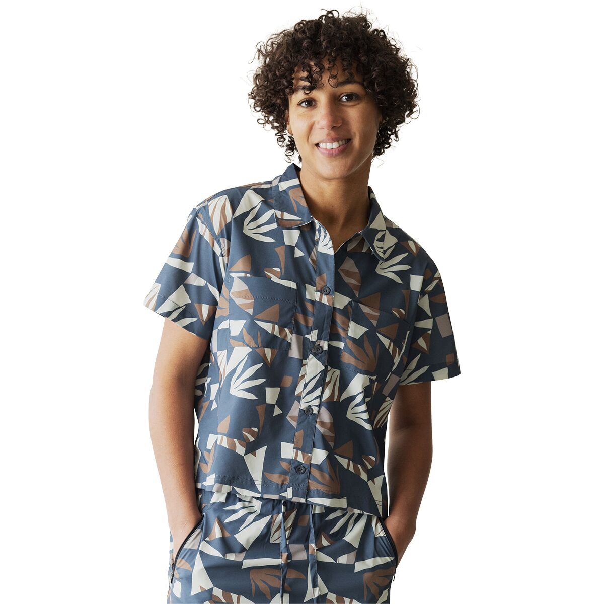 Image of KAVU Sea La Vie Shirt - Women's Mod Leaf, M