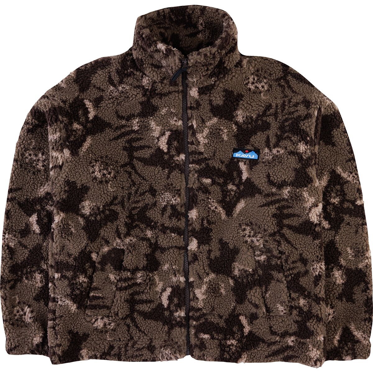 Image of KAVU Loven Full-Zip Sherpa Jacket - Women's Earth Bloom, XL