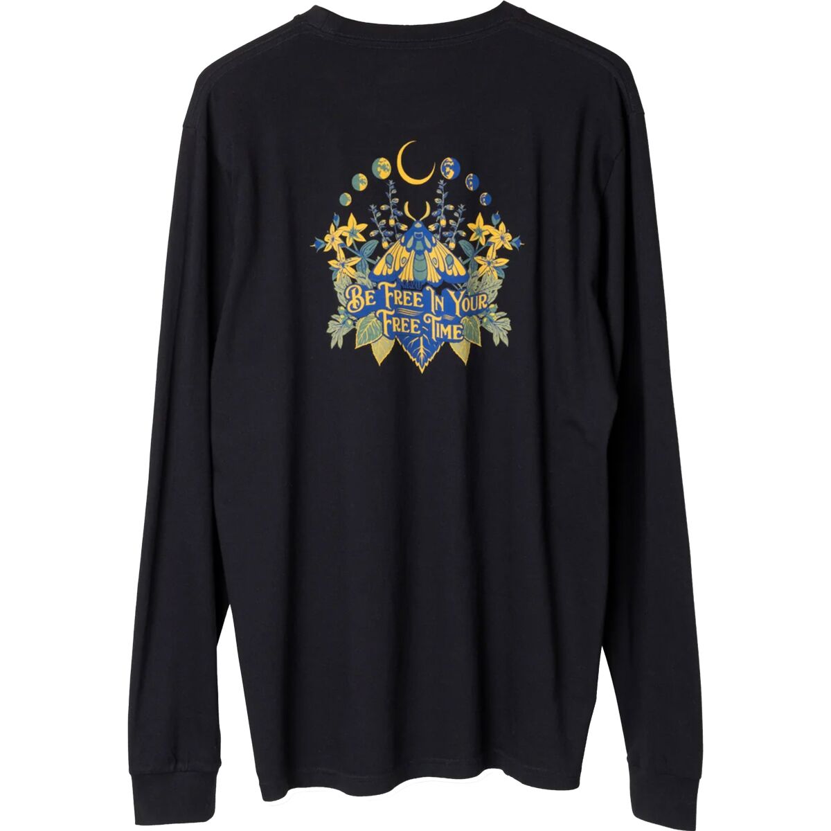 Image of KAVU Free Time Long-Sleeve T-Shirt - Men's Black, L