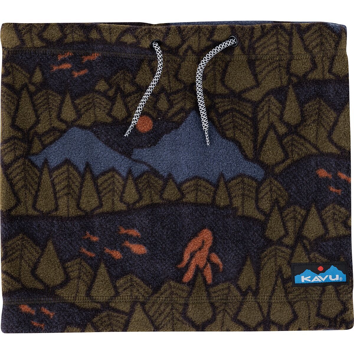 KAVU South Sound Neck Warmer Sasquatch Night, One Size