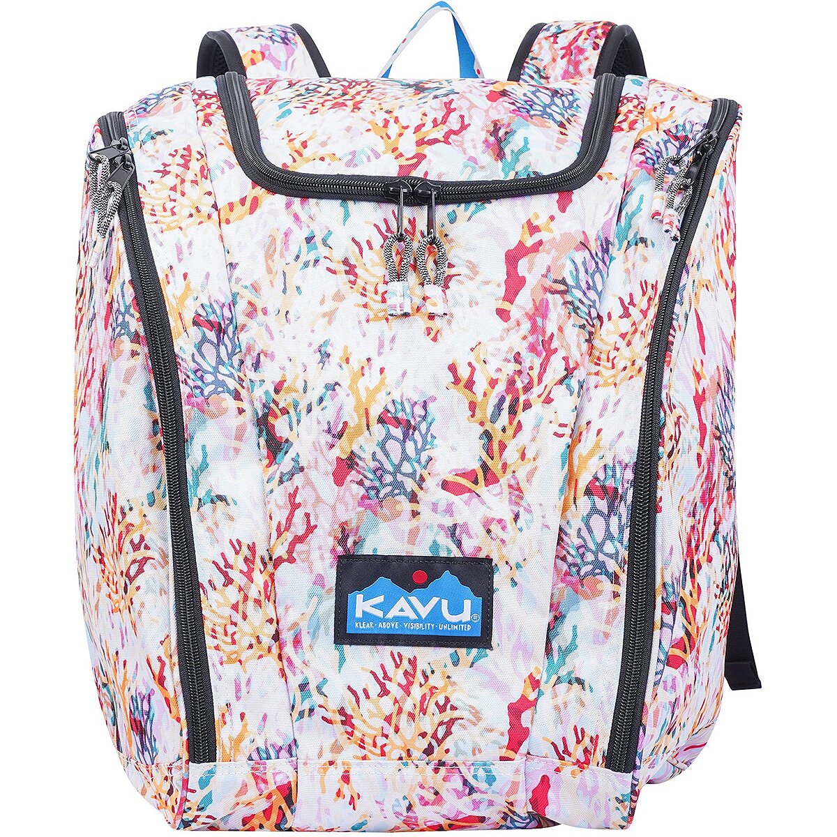 Image of KAVU Downhill Boot Bag Floral Coral, One Size