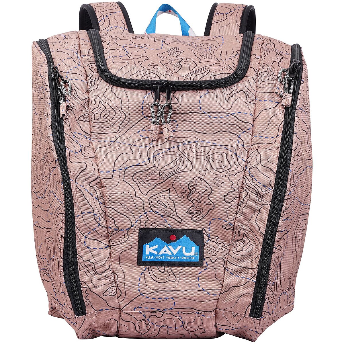 Image of KAVU Downhill Boot Bag Sea Map, One Size