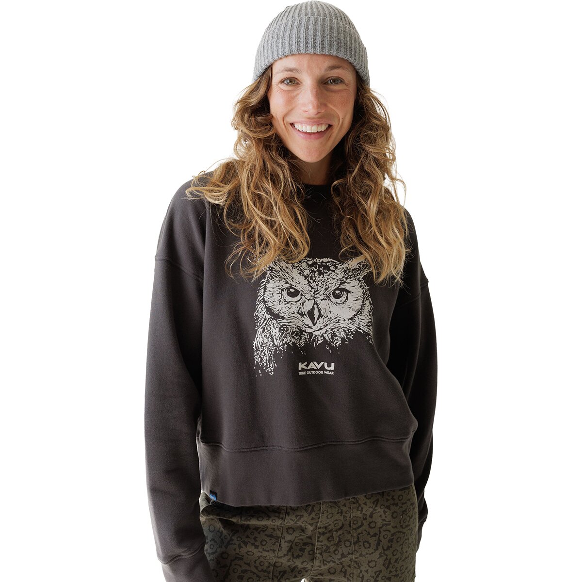 Image of KAVU Crew Crop Top - Women's Night Owl, L