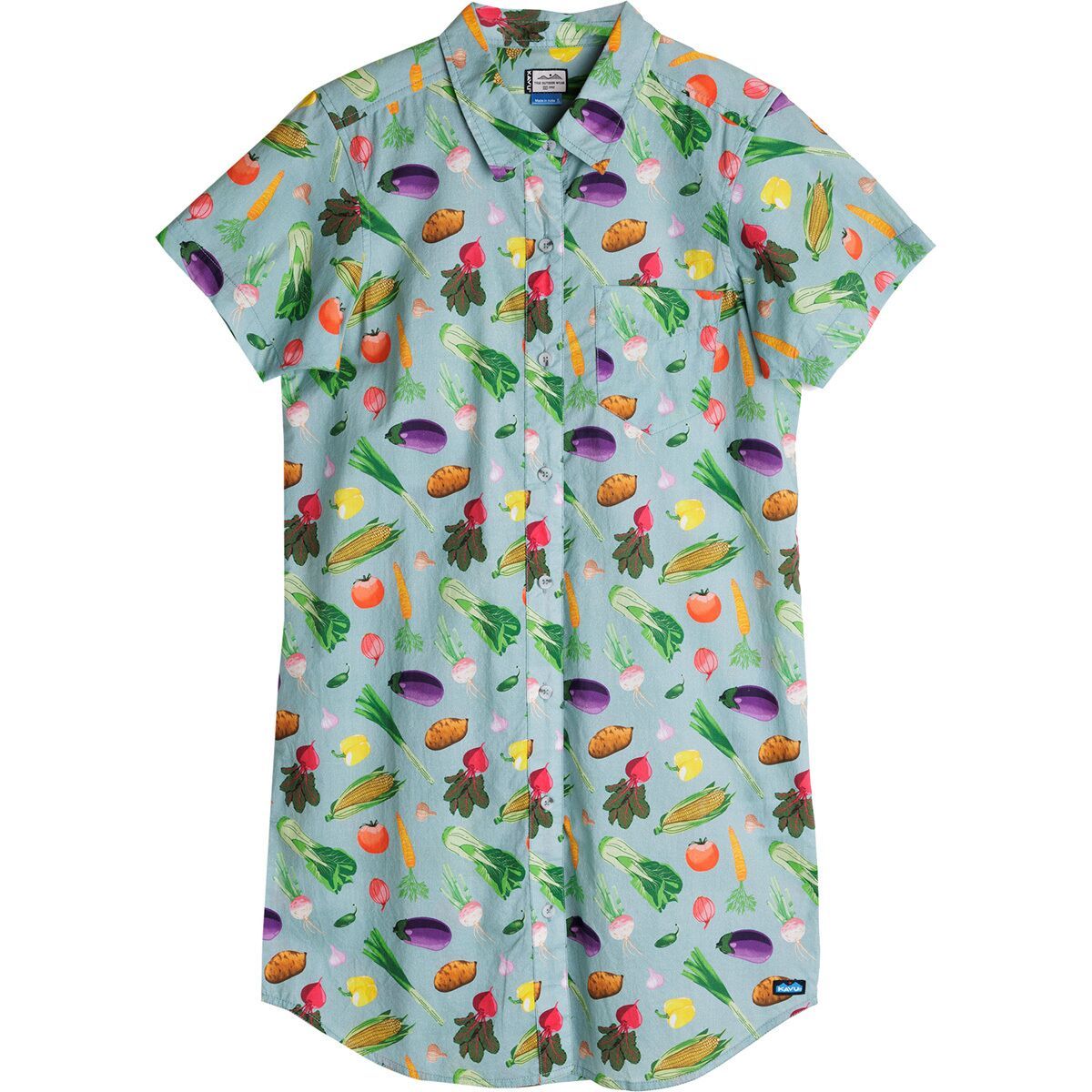 KAVU Girl Party Dress - Women's Veggie Toss, L