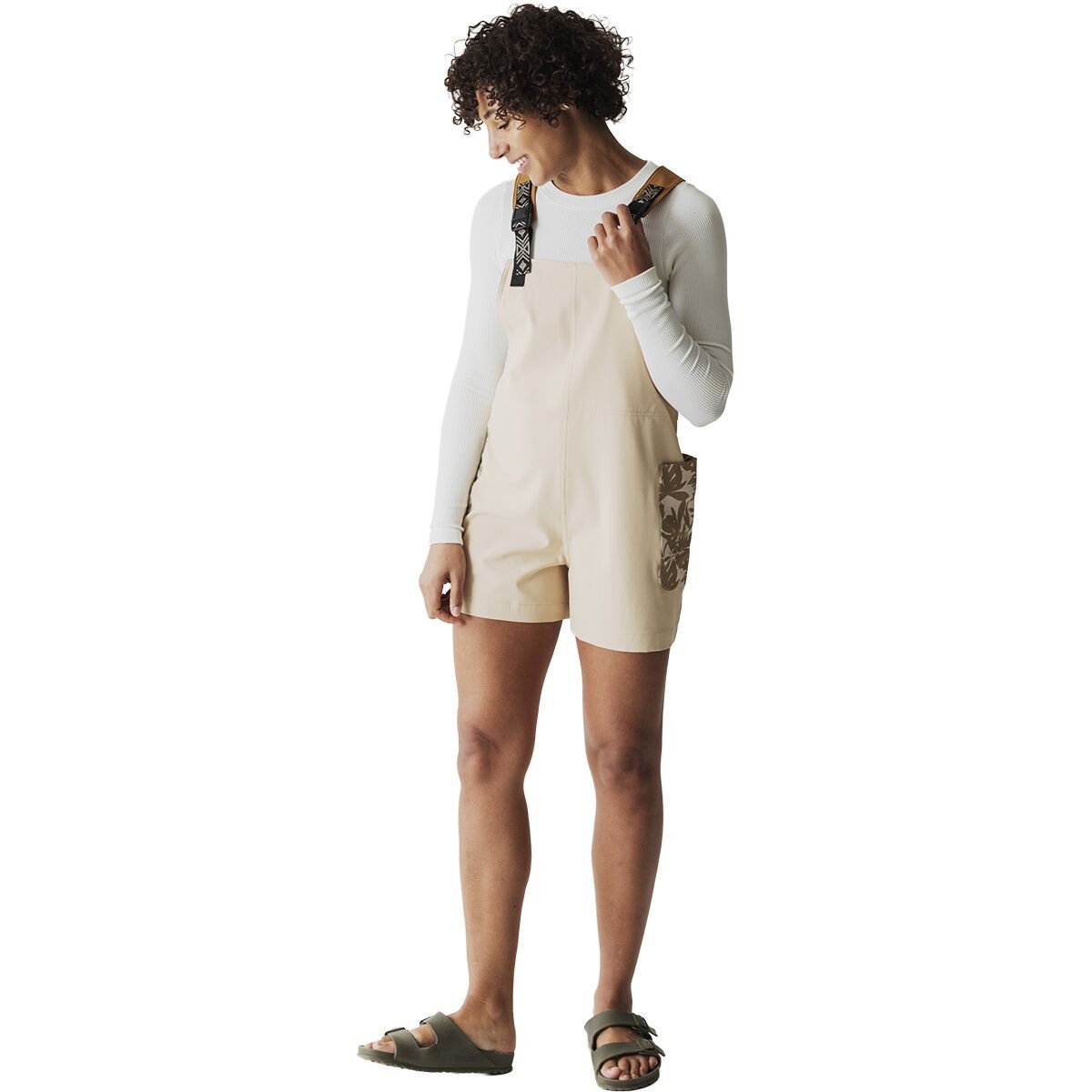 Image of KAVU Montanita Jumper - Women's Beige Palm, XL